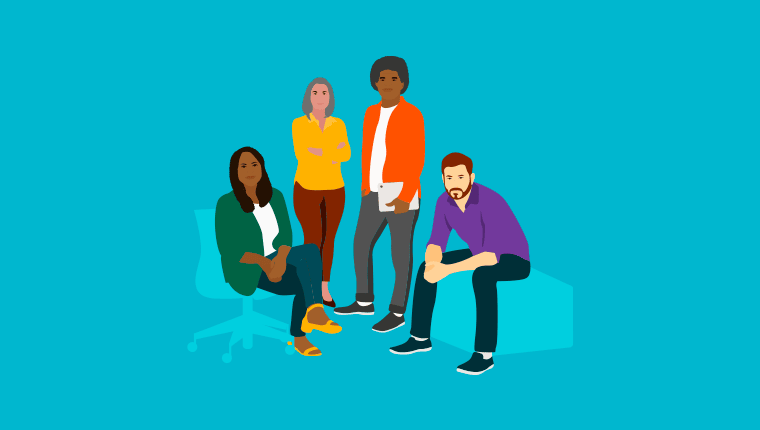 illustration of a group of people